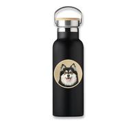 Cane Art Razza Pittura Finlandese Lapphund Vacuum Flask, Eco Bottiglia, Tazza di Caffè