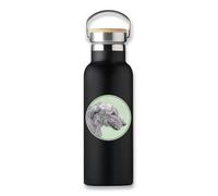 Cane Art Razza Pittura Irlandese Wolfhound Vacuum Flask, Eco Bottiglia, Tazza di Caffè
