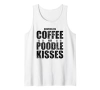 Cane Barboncino Che Dice caffè e Boxer Amore Proprietario del Cane Canotta