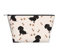 Cane bassotto, Borsa da toilette Borsa per trucco Borsa per cosmetici Borsa da toilette da viaggio portatile