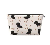 Cane bassotto, Borsa da toilette Borsa per trucco Borsa per cosmetici Borsa da toilette da viaggio portatile