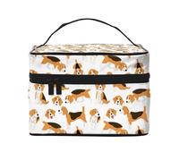 Cane Beagle, Borsa per il trucco Borsa per cosmetici Borsa da viaggio portatile da viaggio Astuccio per matite