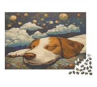 cane Beagles Puzzle Impossibili 1000 Pezzi stelle del cielo notturno Decorazione Per La Casa. Giochi Rilassamento E Intelligence Per Adulti E Bambini Da 12 Anni 1000pcs (75x50cm)