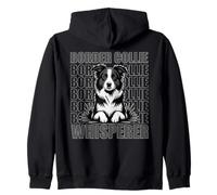 Cane Border Collie Felpa con Cappuccio