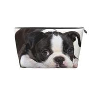 Cane Boston Terrier, Borsa da toilette Borsa per trucco Borsa per cosmetici Borsa da toilette da viaggio portatile