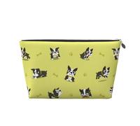 Cane Boston Terrier del fumetto, Borsa da toilette Borsa per trucco Borsa per cosmetici Borsa da toilette da viaggio portatile