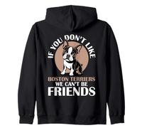 Cane Boston Terrier Felpa con Cappuccio