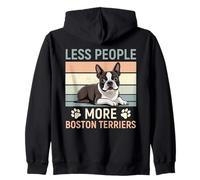 Cane Boston Terrier Felpa con Cappuccio