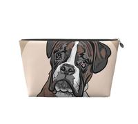 Cane Boxer, Borsa da toilette Borsa per trucco Borsa per cosmetici Borsa da toilette da viaggio portatile