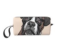 Cane Boxer, Borsa per il trucco Borsa per cosmetici Borsa da toilette da viaggio portatile Borsa per trucco Organizer