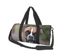 Cane Boxer, Borsone da viaggio di grande capacità Borsa rotonda Borsa da viaggio sportiva Borsa da viaggio Borsa da fitness