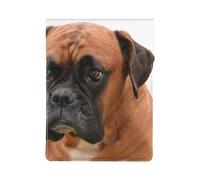 Cane Boxer con faccia triste, Custodia per laptop in pelle PU, borsa per notebook, custodia per laptop, custodia per tablet