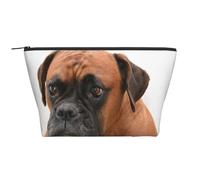 Cane Boxer Con La Faccia Triste, Borsa da toilette Borsa per trucco Borsa per cosmetici Borsa da toilette da viaggio portatile