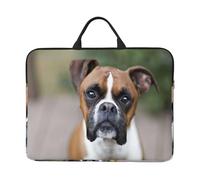 Cane Boxer, Custodia per laptop da 14 pollici, borsa per notebook, custodia per laptop, valigetta con maniglia