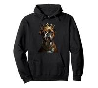 Cane Boxer Felpa con Cappuccio