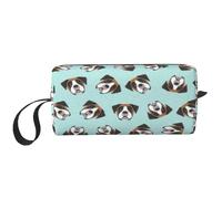 Cane boxer fulvo Cane boxer, Borsa per il trucco Borsa per cosmetici Borsa da toilette da viaggio portatile Borsa per trucco Organizer