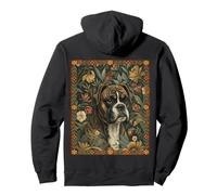 Cane Boxer Reverse Brindle Felpa con Cappuccio