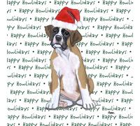 Cane Boxer Sottobicchieri Natale a Tema Cucciolo