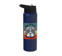Cane bullo o pitbull American Bully Dog Proprietario Pit Stainless Steel Insulated Water Bottle
