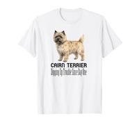 Cane Cairn Terrier Che Scava Problemi dal Primo Animale Domestico Maglietta