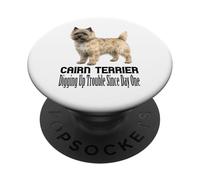Cane Cairn Terrier che scava problemi dal primo animale domestico PopSockets PopGrip Adesivo