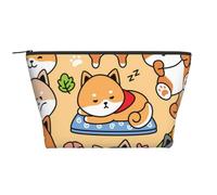 Cane carino cartone animato, Borsa da toilette Borsa per trucco Borsa per cosmetici Borsa da toilette da viaggio portatile