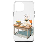 Cane carino che studia insegnanti e studenti torna a scuola Custodia per iPhone 12 mini