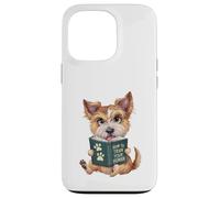 Cane carino con come addestrare il tuo libro umano Custodia per iPhone 13 Pro