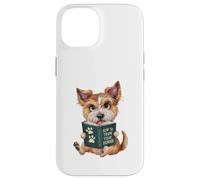 Cane carino con come addestrare il tuo libro umano Custodia per iPhone 14