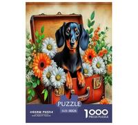 Cane Carino Puzzle Puzzle Da 1000 Pezzi Gioco Di Sfidaans Per Adulti Retro Puzzle Creativo Sfida Educativa Regalo Per La Decorazione Domestica 38x26cm/1000pcs