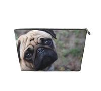 Cane carlino stampato, Borsa da toilette Borsa per trucco Borsa per cosmetici Borsa da toilette da viaggio portatile