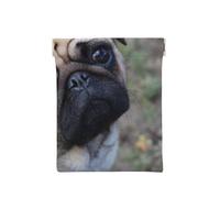 Cane carlino stampato, Spremere il portafoglio superiore da donna Borsa portaoggetti Piccola portamonete Portamonete