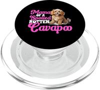 Cane Cavapoo, razza di cane da compagnia, mamma di un cavapoo marcio viziato PopSockets PopGrip per MagSafe