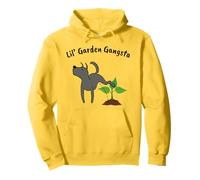 Cane che fa pipì sul vaso di fiori amante delle piante umorismo del cane per giardinieri Felpa con Cappuccio