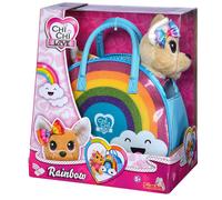CANE CHI CHI LOVE RAINBOW CAGNOLINO IN BORSETTA PELUCHE FASHION 105893438