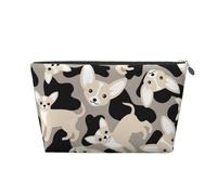 Cane Chihuahua, Borsa da toilette Borsa per trucco Borsa per cosmetici Borsa da toilette da viaggio portatile