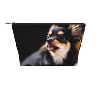 Cane Chihuahua carino, Borsa da toilette Borsa per trucco Borsa per cosmetici Borsa da toilette da viaggio portatile
