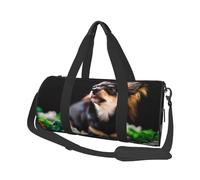 Cane Chihuahua carino, Borsone da viaggio di grande capacità Borsa rotonda Borsa da viaggio sportiva Borsa da viaggio Borsa da fitness