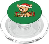 Cane Chihuahua natalizio, carino, stile cartone animato PopSockets PopGrip per MagSafe
