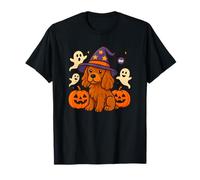 Cane Cocker Spaniel di Halloween, Simpatico Cucciolo di Cartone Animato Maglietta