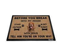 Cane Cocker Spaniel Zerbino Di Benvenuto Resistente Tappeti D'Ingresso Antisporco Tappetini Porta Dingresso Per Camera Letto Soggiorno Terrazzo 40X60 Cm
