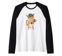 Cane Come Vichingo Maglia con Maniche Raglan