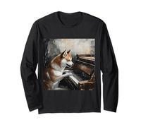 Cane con pianoforte Shiba Inu Maglia a Manica