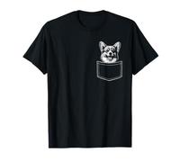 Cane Corgi in tasca - Divertente amante dei cani carino Maglietta