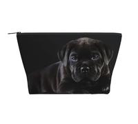 Cane Corso Animali Cucciolo Nero Cane Corso, Borsa da toilette Borsa per trucco Borsa per cosmetici Borsa da toilette da viaggio portatile