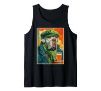 Cane Corso Bere Birra Vintage St Patricks Day Cane Irlandese Canotta