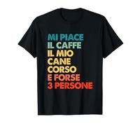 Cane Corso Caffè e Cane Divertenti Regalo Barista Maglietta