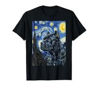 Cane Corso Cane Van Gogh Notte Stellata Art Maglietta