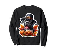 Cane Corso del Ringraziamento Proprietario Cane Amante Divertente Pellegrino Turchia Felpa