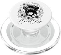 Cane Corso Dog - Amante della razza di cani floreale PopSockets PopGrip per MagSafe